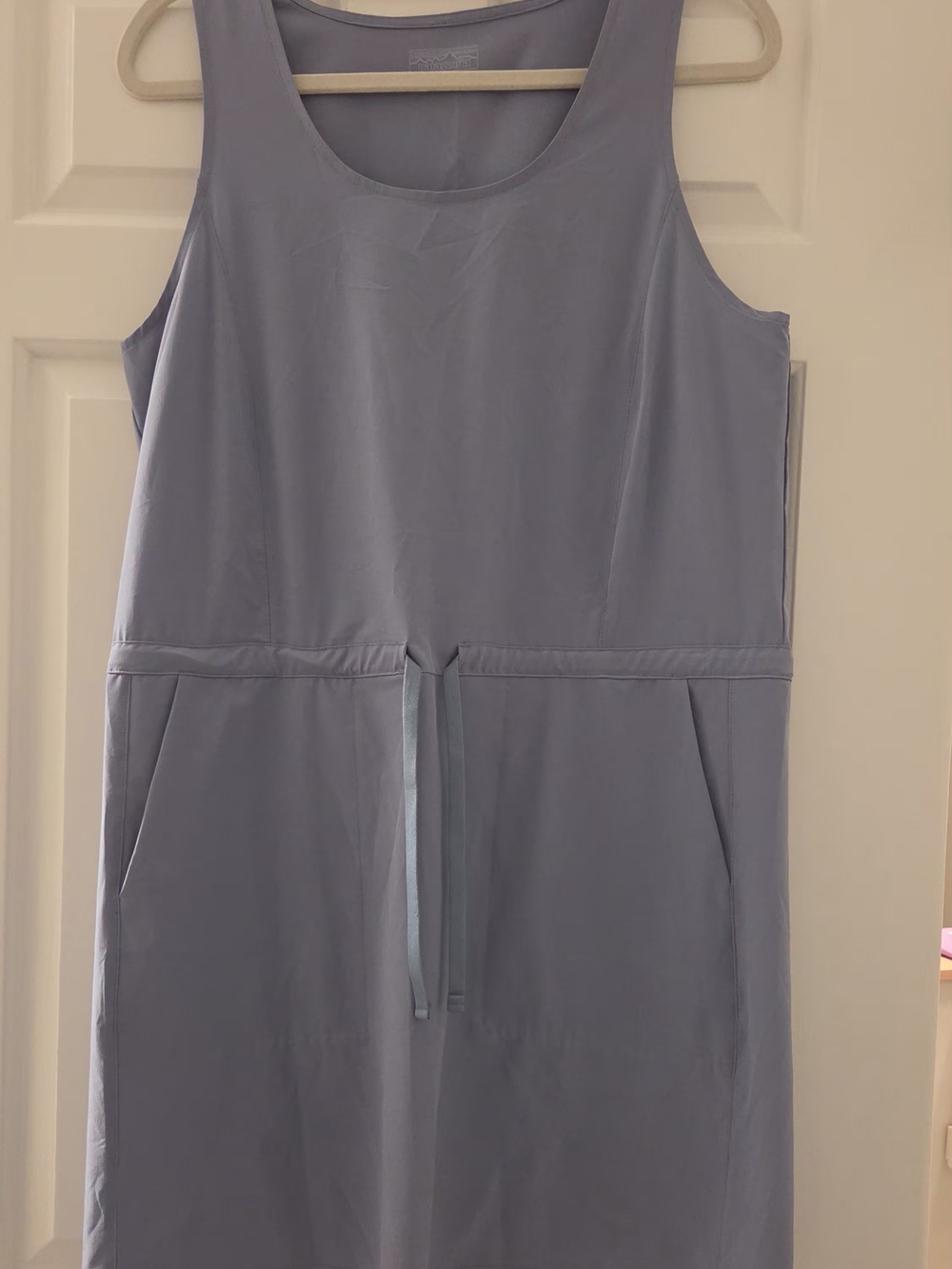 Patagonia Women's Fleetwith Dress Medium M Slate Blue Tank Crossback Hiking
